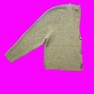 Olive Green Button-Up Cardigan Women’s Size L